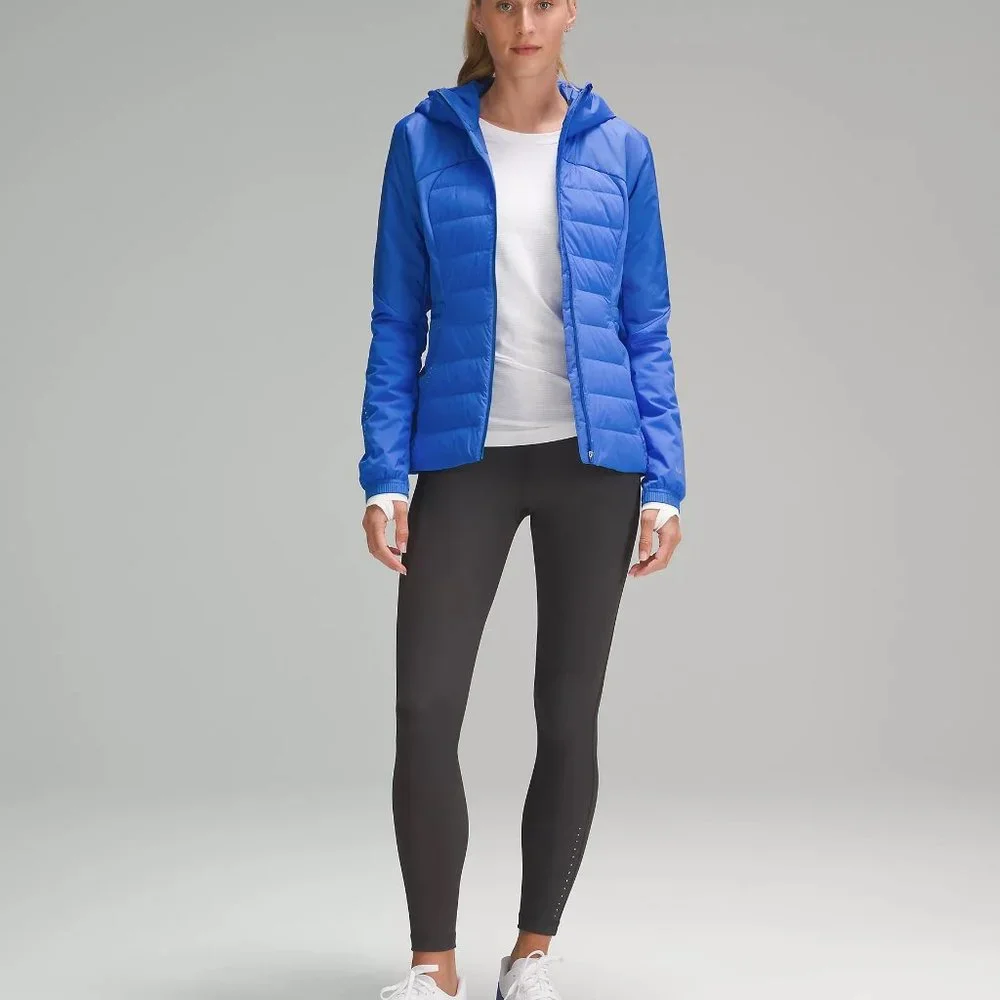 Lululemon Womens Blue Down For It All Jacket Running 700 Fill 4 6 8 10 12 14 NEW - Picture 2 of 12